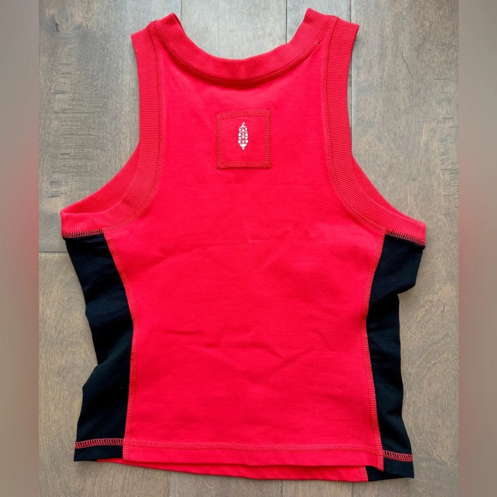 NWOT Free People Movement Powerwalk Tank-Electric Sunset
